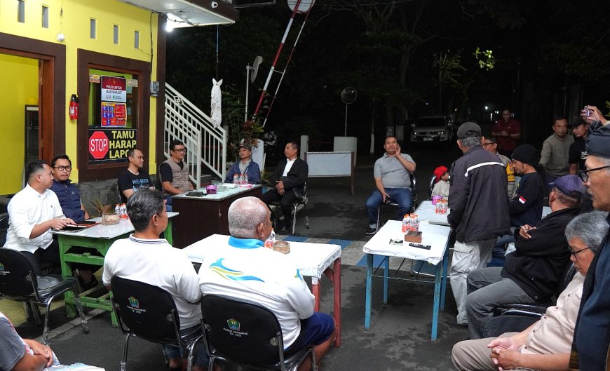 Kapolresta Malang Kota Perkuat Kemitraan melalui Sambang Poskamling