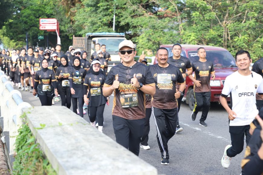 Sambut Hari Bhayangkara ke-80, Polres Magetan Gelar Playon Bersama Warga